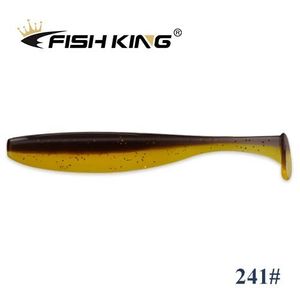 Lures Fish King Fish King bicolore noir brun 10cm