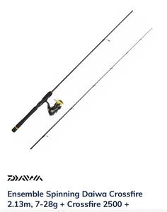 Rods Daiwa Daiwa crossfire 2m13. 7-28 gr
