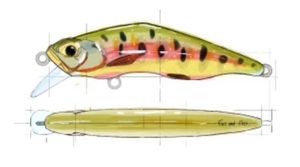 Lures FINS & FLIES Rustica #1 - Natural