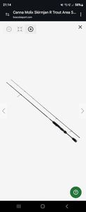 Rods Molix CANNA MOLIX SKIRMJAN R TROUT AREA SPINNING