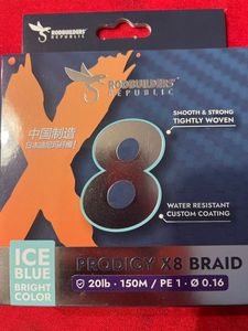 Lines Rodbuildersâ Republique Prodigy X8 braid pe1 Lines Rodbuildersâ Republique Prodigy X8 braid pe1