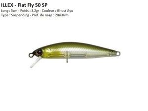 Lures Illex FLAT FLY 50 SP (Ghost Ayu)