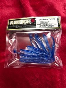 Leurres Keitech Easy Shiner 2 ‘´-5cm Sparkling Silver Blue 12pcs