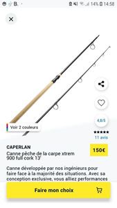 Rods Caperlan Xtrem 900 full cork