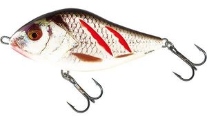 Lures Salmo SALMO Slider 12 FL Wounded real Grey Shiner
