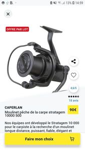 Reels Caperlan Stratagem 10000