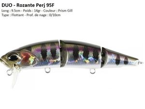 Lures Duo ROZANTE PERJ 95F (Prism Gill)