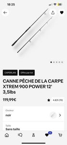 Rods Caperlan Canne a carpe xtrem 900