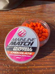 Appâts & Attractants Mainline Baits Mainline Match DUMBELL WAFTER CHOCOLAT 8mm