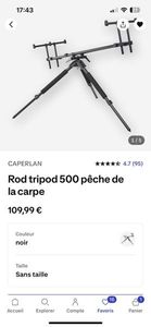 Accessories Caperlan Rod tripod