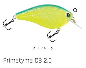 Lures Livingstone Lures Prime tyme cb2.0 - 2,6 pouces- melon shad