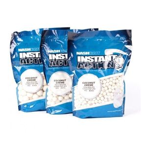 Baits & Additives Nashbait Bouillette Instant action 20mm coconut cream 