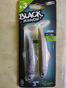 Lures Fiiish Combo black minnow 120 gost minnow 