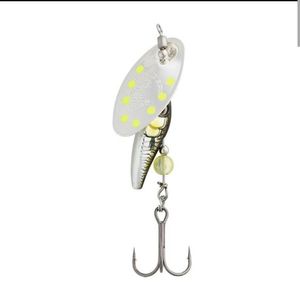 Lures Savage Gear Sticklebait spinner #2 green silver ayu