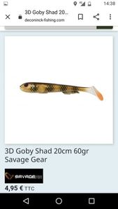 Lures Savage Gear Savage Gear goby shad 20