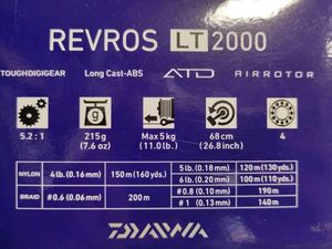 Reels Daiwa Revros LT2000