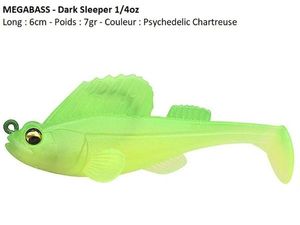 Lures Megabass DARK SLEEPER 1/4oz (Psychedelic Chartreuse)