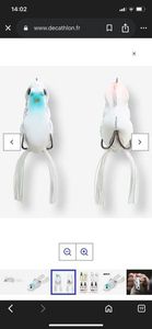 Lures Caperlan Frog FRG 60 blanche 