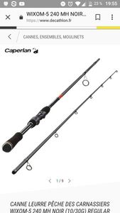 Rods Caperlan wixom 2-10g