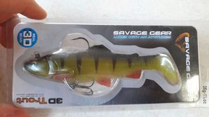 Leurres Savage Gear 3D Trout rattle shad MS 04 perch 
