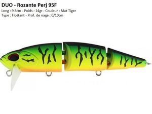 Lures Duo ROZANTE PERJ 95F (Mat Tiger)