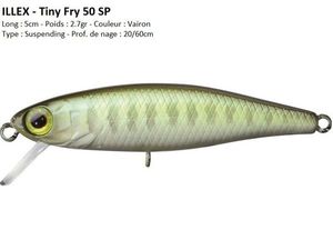 Lures Illex TINY FRY 50 SP (Vairon)