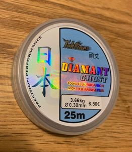 Leaders Tekline Tekline DIAMANT GHOST FLUORO 0,30mm Leaders Tekline Tekline DIAMANT GHOST FLUORO 0,30mm