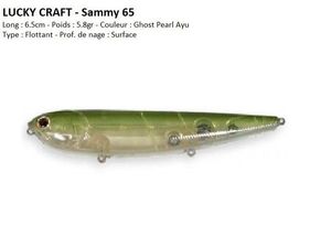 Lures Lucky Craft SAMMY 65 (Ghost Pearl Ayu)
