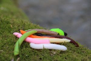 Lures Trout essential Big worm blanc
