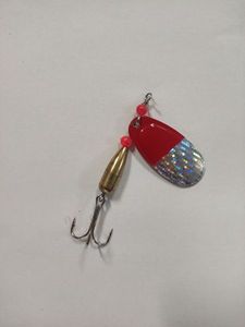 Lures Super U Cuillère n'5 rouge argent 
