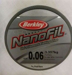Lignes Berkley Nanofil 0,06 vert