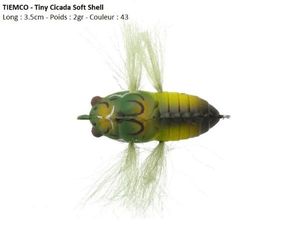 Lures Tiemco TINY CICADA SOFT SHELL (43)