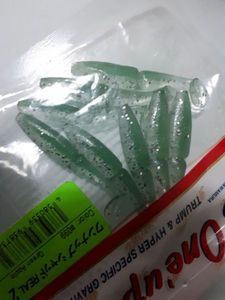 Lures Sawamura one up shad 2" green Apple 099