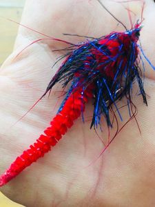 Mouches Handmade Worm fly fishing