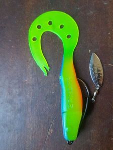 Lures Sandra Leurre souple sandra texan a palette 12cm 17g