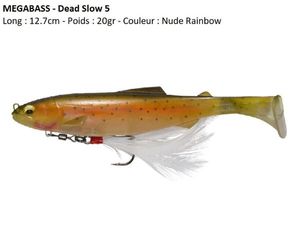 Lures Megabass DEAD SLOW 5 (Nude Rainbow)
