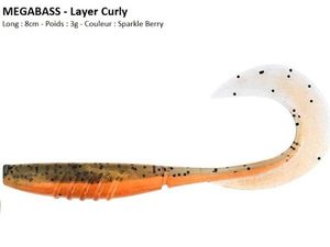 Lures Megabass LAYER CURLY (Sparkle Berry)