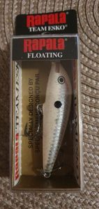 Lures Rapala TE07 PHF pearl white hologram flake team esko
