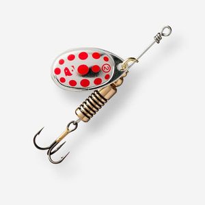 Lures Caperlan CUILLER TOURNANTE PÊCHE DES CARNASSIERS WETA + #2 ARGENT POINTS ROUGES