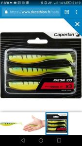 Lures Caperlan natori 100 fire tiger