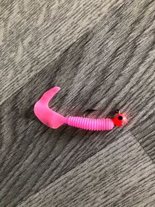 Lures Temu Leurre rose virgule 