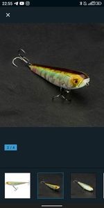 Lures Caperlan  wmx stk 70 f dos Vert 