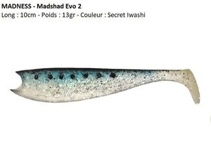 Lures Madness MADSHAD EVO 2 100 (Secret Iwashi)