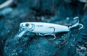 Lures Caperlan Jerkbait MUJET 90 US BLANC