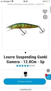 Lures Gunki 128 sp 27g 