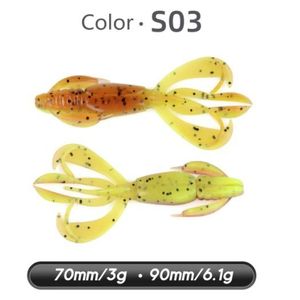 Lures Meredith Crazy flapper 7cm 3g yellow brown