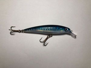 Lures Rapala X-rap SXR-10 silver blue mackerel