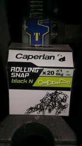 Accessories Caperlan rolling snap black N