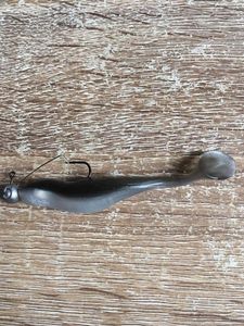 Lures Bass Assassin Black Shad 4 Pouce