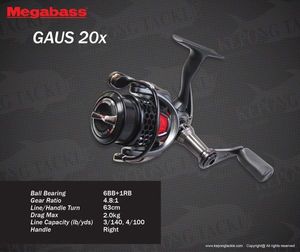Reels Megabass Gaus 20x